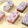Mini Lata Caixa de Armazenamento de Joias Caixa de Lata Florzinha Fresca Coração Delicado Organização de Mesa Decoração de Casa