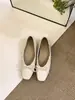 Recién llegado: Zapatos Planos para Mujer que Aumentan la Altura, Puntera Cuadrada, Moño, Estilo Francés Primavera/Verano 2026, Suaves y Elegantes, Perfectos con Faldas