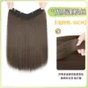 Extensões de Cabelo Longo e Liso para Mulheres, Peça Única Invisível Sem Costura Realista, Aumenta o Volume do Cabelo, Adiciona Volume e Textura Naturais