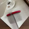 Novo Artefato para Fixar e Estilizar Franja Pente para Cabelo Presilha para Cabelo para Mulheres Presilha Lateral para Cabelo Parte de Trás da Cabeça Pente de Inserção Inversa Acessório de Cabelo Novo