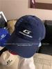 Boné de Baseball com Buracos Desgastados Letra g para Mulheres Primavera e Verão Chapéu com Aba Bordado Mostrando o Rosto Pequeno Estilo Coreano Chapéu de Casal