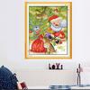 Ponto de cruz criativo Feliz Natal selva Carnaval pintura decorativa vertical boneca auto-bordada material para faça você mesmo pacote atacado