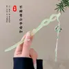 Pasador de Borlas Estilo Antiguo para Mujer, Pasador Floral de Alta Gama, Pasador de Estilo Chino de Nicho, Accesorio para el Cabello Hanfu Cheongsam