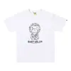 Modelo nuevo 2026, 230 gramos, versión auténtica de la marca de moda PE, nueva camiseta de manga corta de verano, estilo unisex para pareja, corte holgado