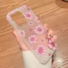 Aplicável ao Estojo de Celular Estético Flor de Pessegueiro Apple 17Pro iPhone 16 Promax Novo 15 Nicho 14 Furo Grande