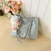 Bolsa de moda moderna estilo coreano para mulheres, novo modelo outono 2026, bolsa de ombro casual de grande capacidade, bolsa tote estilosa para o dia a dia