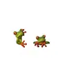 Sapo Transfronteiriço Temático de Sapo Ornamento Decorativo para Mesa de Escritório Monitor Animal de Estimação para Chá Pequeno Presente Criativo Artesanato de Sapo Estatueta