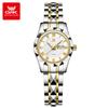 Artículos genuinos OPK reloj de dama de cristal de diamante impermeable luminoso doble calendario reloj de mujer reloj de cuarzo fábrica al por mayor