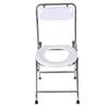Silla de inodoro de acero inoxidable silla de inodoro para mujeres embarazadas silla de inodoro plegable para pacientes discapacitados silla de inodoro para ancianos