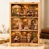 Novo Porta-Retrato 3D de Madeira Decoração de Cena em Miniatura Ornamento Cabana Multicamadas Mundo Fábrica Fornecimento Direto da Fábrica