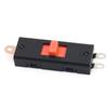 Interruptor de Alavanca de Alta Corrente 10A para Eletrodomésticos, Interruptor Deslizante de Energia para Secador de Cabelo com Alavanca Vermelha, Três Pinos, Três Posições com Orelhas