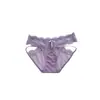 Rosa de Noche Nebulosa~ Nuevas bragas sexys de encaje estilo francés para mujer, con un diseño de malla transparente, refuerzo de algodón puro y corte triangular