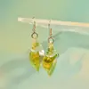 Brincos Pendentes de Concha Transparente Românticos Sonhadores Transfronteiriços Acessórios Versáteis Populares para Roupas Femininas Acessórios
