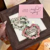 Pasador Rosa con Forma de Corazón para Primavera y Verano para Mujer, Pin Lateral con Flores, Pin Dulce Bb, Accesorio para el Cabello con Atmósfera Adulta