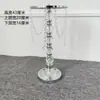Salón de Bodas Salón de Banquetes Estilo Europeo Cortinas con Cuentas de Cristal Soportes para Flores de Mesa Jarrones para el Hogar Decoración de Lugar de Boda Marcadores de Camino Electrochapados