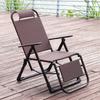 Venta al por mayor Hecho a mano Ratán Plegable Estilo Nuevo Chino Silla de Ratán Hogar Balcón Silla con Respaldo Silla para Siesta Sillón Reclinable Portátil Sala de Estar