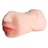 Espíritu de Zorro Canal de Tres Agujeros Color Café Moldeado por Inyección Taza de Avión Masturbación Masculina Juguete Sexual para Adultos Dispositivo de Sexo Oral