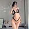 Lingerie Paixão Calcinhas de Renda Sexy Tentação Três Pontos Peito Pequeno Pérola Grande Roupa Livre Paixão 1135
