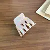 Presilha de Cabelo Geométrica Estilo Japonês e Coreano da Moda para Mulheres, Placa de Acetato Colorida, Temperamento Personalizado, Acessórios Pequenos de Presilha para Rabo de Cavalo