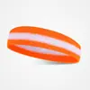 Faixa de Cabeça Colorida Absorvente de Suor para Homens e Mulheres, Faixa de Cabeça Esportiva para Corrida e Fitness, Faixa de Cabelo Colorida, Faixa de Cabeça que Absorve o Suor, Atacado