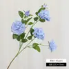 6 buquês de rosas artificiais para adereços de fotografia, decorações de mesa para casa, arranjos de parede de rosas para casamentos, atacado