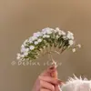 Diadema del Mismo Estilo de Liu Yifei, Pasador de Gypsophila, Gran Ceremonia de la República de China, Elegantes y de Alta Gama Accesorios para el Cabello y Tocados para Mujeres