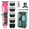 Cortador de Cabelo Elétrico Transparente Personalizado com Bateria de Longa Duração, Barbeador Elétrico Profissional para Salão de Cabeleireiro, Cortador de Cabelo Elétrico, Artefato Recarregável para Cabeça Raspada