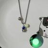 Criativo novo céu estrelado luminoso astronauta colar feminino vagando espaço fluorescente clavícula cadeia feminina verão all-match joias