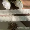 Em estoque Novo Lolita Bordado Solúvel Em Água Lace Leite Seda Único Lado Flor Onda Lace Lace Código De Barras
