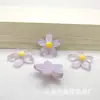 Acessórios de resina de flor transparente DIY capa de celular fivela de sapato material caixa de armazenamento patch de papelaria corda de cabelo para penteado joias