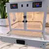 Incubadora para papagaios de 0 dia, incubadora para filhotes de estimação semi-penas, aquecimento elétrico, controle automático de temperatura, aquecimento inteligente com ventilação.