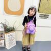 Mochila infantil de estilo coreano con lentejuelas de PU y dibujos animados para niñas pequeñas, mochila pequeña con forma de piruleta para niños de jardín de infantes