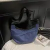 Nova Bolsa Tote Xadrez Lisa Estilo Japonês Ins Preguiçosa para Mulheres, Bolsa Transversal Versátil Leve de Grande Capacidade para o Dia a Dia