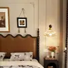 Lámpara Colgante Vintage Estilo Francés, Lámpara de Mesita de Noche Ajustable, Lámpara Retro de Tres Cabezales para Comedor, Luz de Ambiente, Luz para Pasillo, Luz para Balcón, Lámpara de Techo