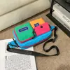 Bolso de Pecho Color Block para Hombres y Mujeres, Bolso Cruzado de Moda, Riñonera Versátil Multifuncional Estilo Japonés, Bolso Casual de Moda Nuevo 2026