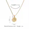 Joias Transfronteiriças Joia Casual de Luxo Leve Doze Signos do Zodíaco Conjunto de Acessórios com Pingente de Signo do Zodíaco em Aço Inoxidável
