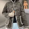 Jaqueta Acolchoada de Algodão para Mães, Novo Estilo Chinês de Inverno com Botões e Estampa Floral, para Meia-Idade e Idosos, Casaco de Algodão Espesso com Forro de Fleece
