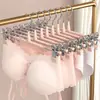 Percha para Pantalones, Pinza para Pantalones, Percha para Ropa, Almacenamiento de Pantalones, Percha Antideslizante Jk, Pinza para Faldas de Acero Inoxidable con Gancho, Diseño Minimalista Moderno
