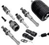 Portabrocas de trinquete tipo portabrocas de sujeción automática 10mm3/8 13mm1/2 adaptador Portabrocas con barra de conexión