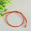 Pulsera tejida a mano con cordón de cera transfronterizo original para bricolaje, ajustable, unisex, versátil, correa de muñeca de cordón de cera estilo lujo ligero