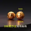 Accesorios de oro de 18k chapado, no se decoloran, color oro arena, accesorios con cuentas, materiales para manualidades, cuentas espaciadoras color oro arena, cuentas para pulseras, accesorios para joyería