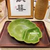 Plato de hoja cocina 37 hoja cerámica creativo forma sashimi restaurante trébol de cuatro hojas compartimento comercial tazón de sopa binaural