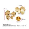 Prontos para envio, broches requintados e únicos cravejados de diamantes, acessórios DIY estilo doce para roupas, bolsas e sapatos, feitos de liga de zinco