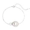 Pulsera Collar de Plata S925 Plata Pura Ágata Atrae la Fortuna Exquisito Nicho Retro Tendencia Nacional Lujo Ligero Nuevo Estilo Chino Candado de Paz