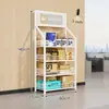 Estante de entrega para uso doméstico, pequeño estante de almacenamiento para colocar paquetes en la entrada, para organizar y almacenar artículos diversos fuera de la puerta principal