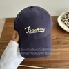 Gorra de Béisbol Bordada con Letras Bachnow Visera Suave Estilo Coreano Adelgazante para Mujer Circunferencia de Cabeza Grande Versátil