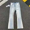 Jeans Ice Blue Lavados de Corte Holgado para Hombres y Mujeres, Verano Estilo Americano High Street Cleanfit Rectos de Pierna Ancha Largos, Algodón