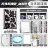 Herramientas para Pintura Texturizada con Arena de Cuarzo Juego Completo de Pintura Colgante Hecha a Mano Paquete de Materiales para DIY Set de Pigmentos Acrílicos Pintura Decorativa Artística