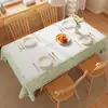 Toalha de Mesa de Luxo Leve de Alta Qualidade Impermeável e à Prova de Óleo Estilo Retro Americano Dopamina Tapete para Mesa de Jantar Estilo Ins Toalha de Mesa para Mesa de Centro
