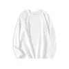 Liquidación blanco puro terciopelo de doble cara cálido cuello redondo suave base camiseta interior manga larga polar otoño e invierno hombres y mujeres